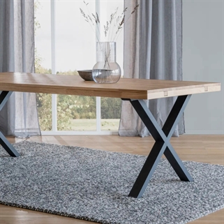 Brooklyn X-ben Spisebord - 220 x 95 cm